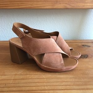 Naturalizer Womans Size 9M Brown Open Toe Genn-Leap Slingback Sandals